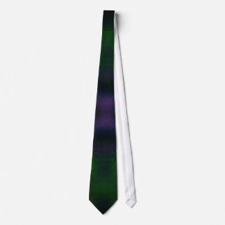 Lacy Green and Purple Abstract Tie
