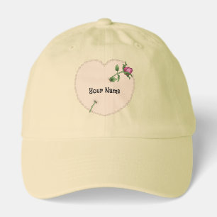 Lacy Heart Rose hats