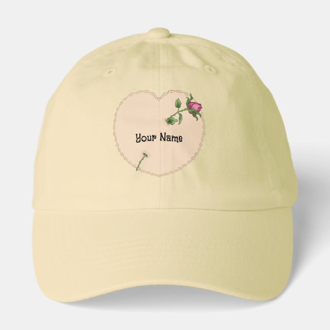 Lacy Heart Rose hats (Front)