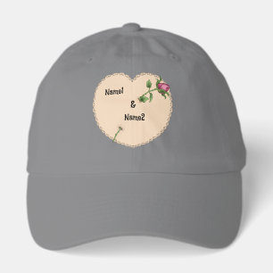 Lacy Heart Rose Trucker Hat