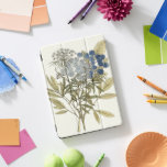 Lacy Leaves - Flowers and Greenery iPad Pro Cover<br><div class="desc">Lacy Leaves I by Unknown. Features blue-toned flowers with greenery.</div>