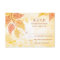 Lacy Leaves Wedding RSVP Card