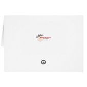 Lacy Lilac Purple Love You Sparkle Card (Back Horizontal)