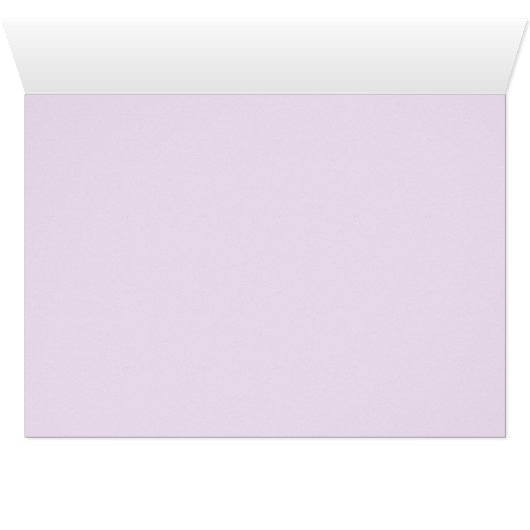 Lacy Lilac Purple Love You Sparkle Card (Inside Horizontal (Bottom))