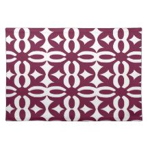 Lacy Maroon Victorian Print