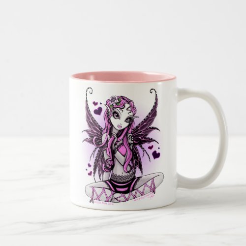 Lacy Pink Fairy Valentines Day Mug
