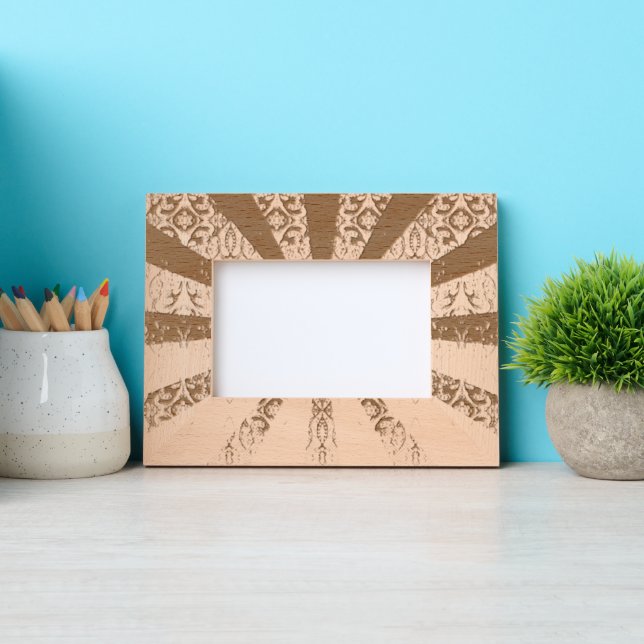 Lacy Sun Burst Engraved Frames (Front)
