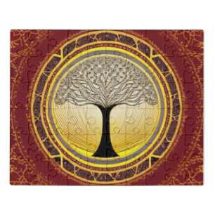 Lacy Tree of Life Jigsaw Puzzle