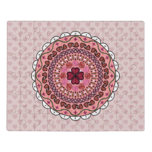 Lacy Valentine's Day Acrylic Puzzle
