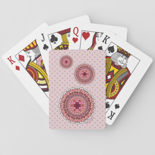 Lacy Valentines Day Classic Playing Cards