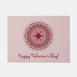 Lacy Valentine's Day Doormat