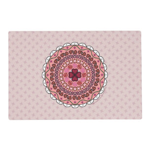 Lacy Valentine's Day Laminated Place Mat