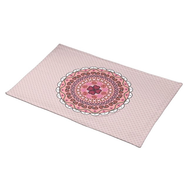 Lacy Valentine's Day Place Mat (On Table)