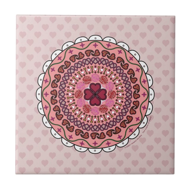 Lacy Valentine's Day Tile (Front)