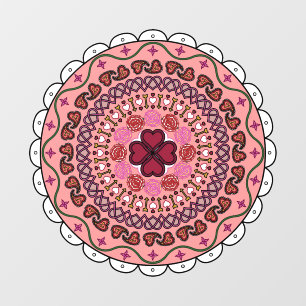 Lacy Valentine's Day Wall Decal