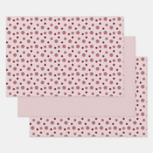 Lacy Valentine's Day Wrapping Paper Set