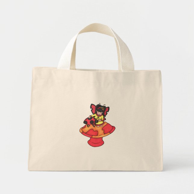 Ladbug Fairy Mini Tote Bag (Front)
