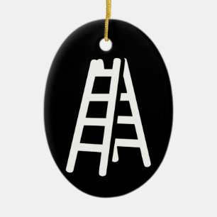 Ladder Ceramic Ornament