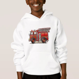Ladder Fire Truck Kids Sweatshirt