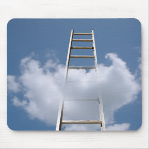 ladder in cloud mouse pad