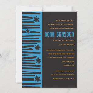 LADDER to the STARS Bar Bat Mitzvah Invitation