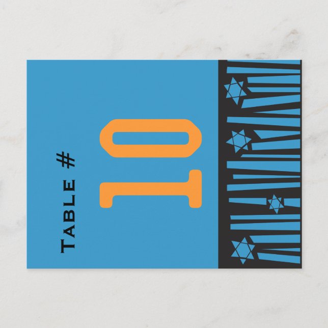 LADDER to the STARS Table Number Seating Card (Front)