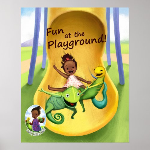 Ladi Liz  Cam Fun at the Playground Poster