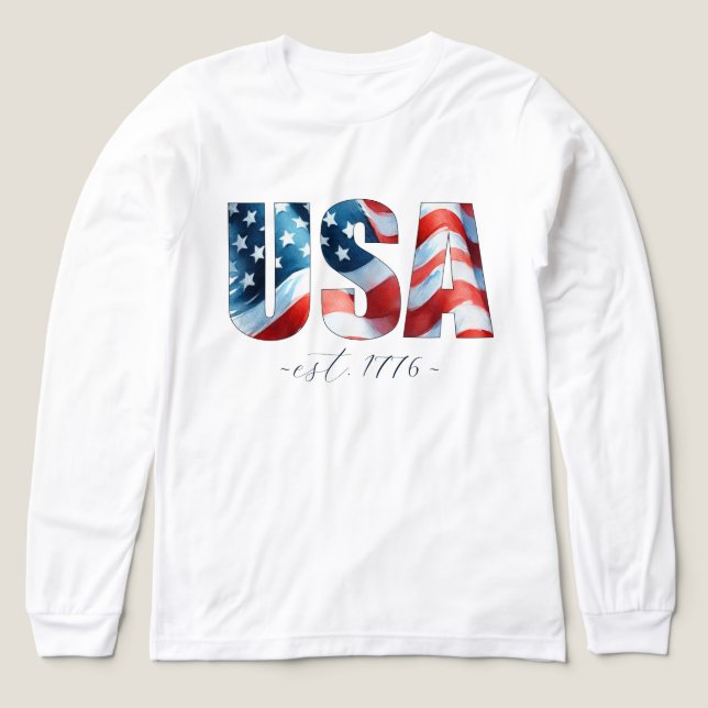 Ladies 4th of July Graphic Tees (Design Front)