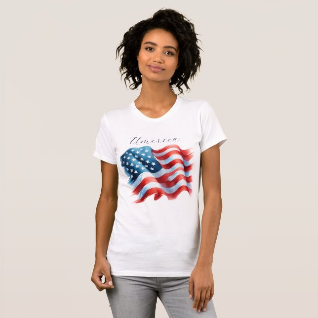 Ladies 4th of July T Shirts (Front Full)