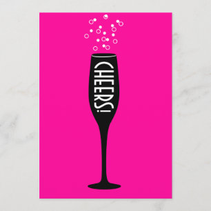 Ladies 70th Birthday Invitation - Cheers! Hot Mama