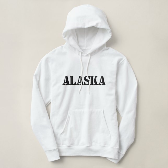 Ladies "Alaska" Pull Over Hoodie (Design Front)