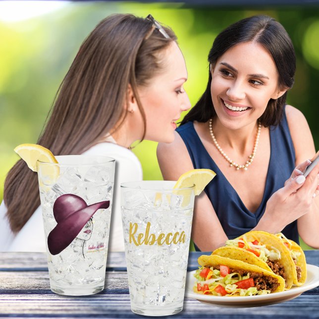 Ladies at Lunch – Elegant Personalized Glass (Creator Uploaded)