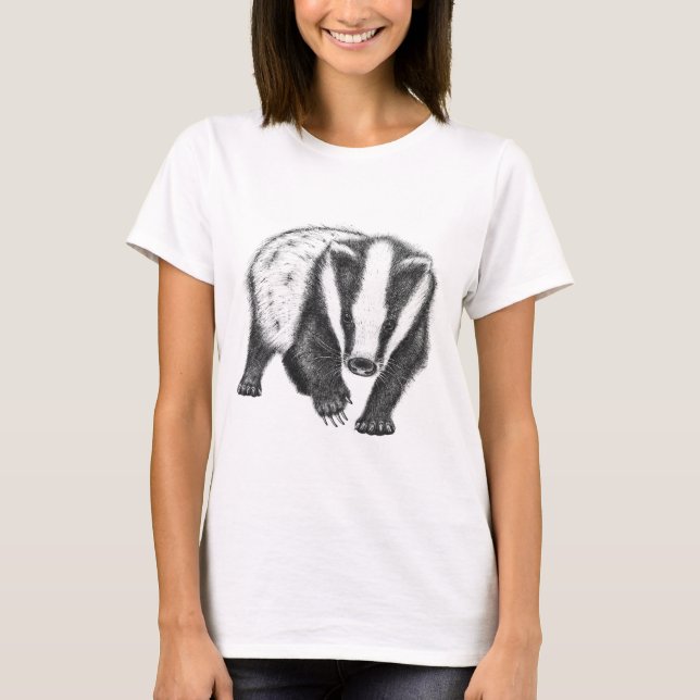 Ladies Badger art tee (Front)