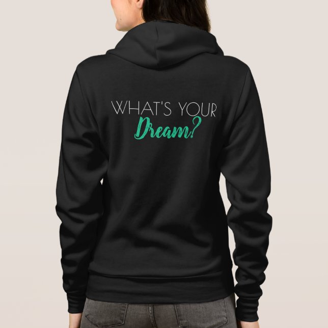 Ladies Black Sweatshirt (Back)