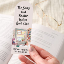 Ladies Book Club Reading Room Bookmark