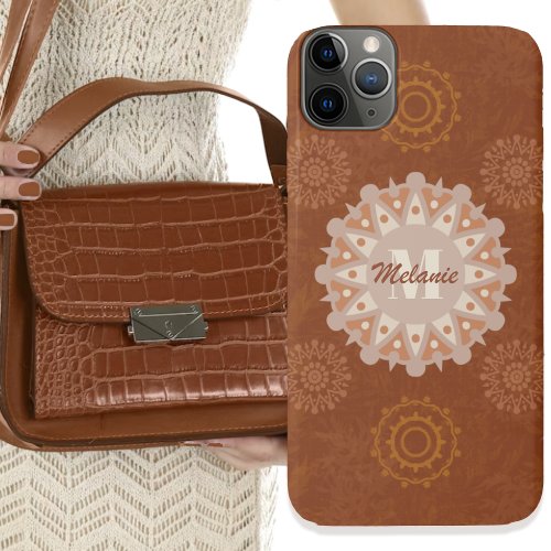 Ladies cabin rustic boho mandalas Mothers Day iPhone 15 Case