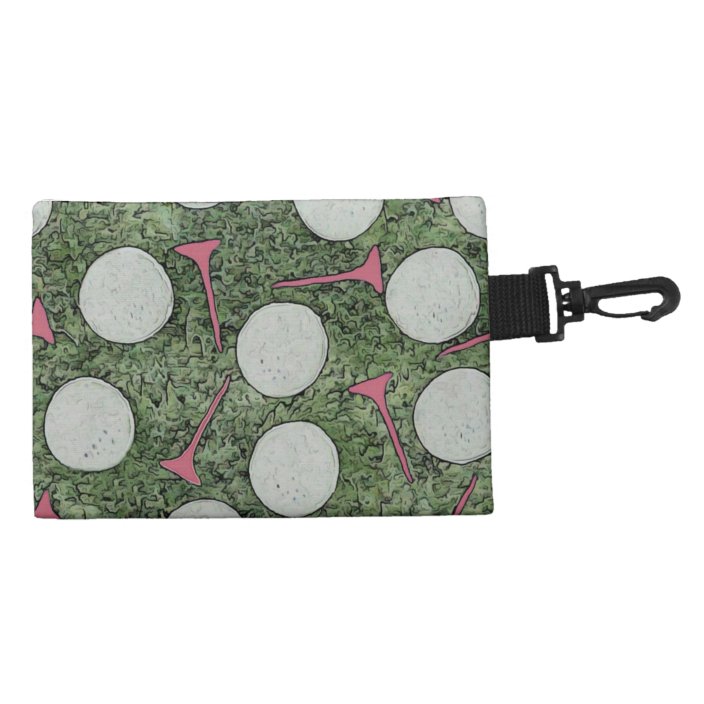 Ladies Clip On Golf Tee Bag