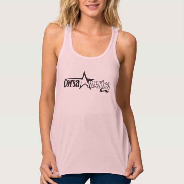 Ladies Corsa Star Logo Tank Top (Front)