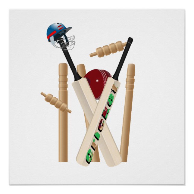 Ladies Cricket The Game Allrounder , Poster (Front)