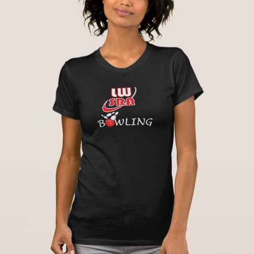 Ladies Dark LWSRA Bowling Shirt _ Customizable