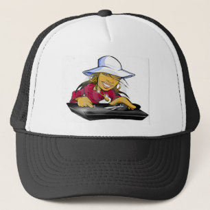 Ladies DJ Cap (white)