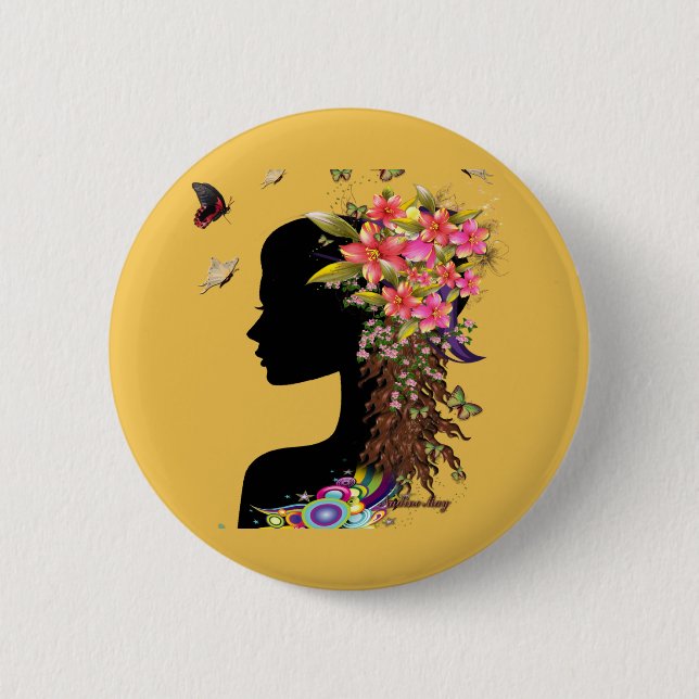 Ladies Fantasy Fashion Button (Front)