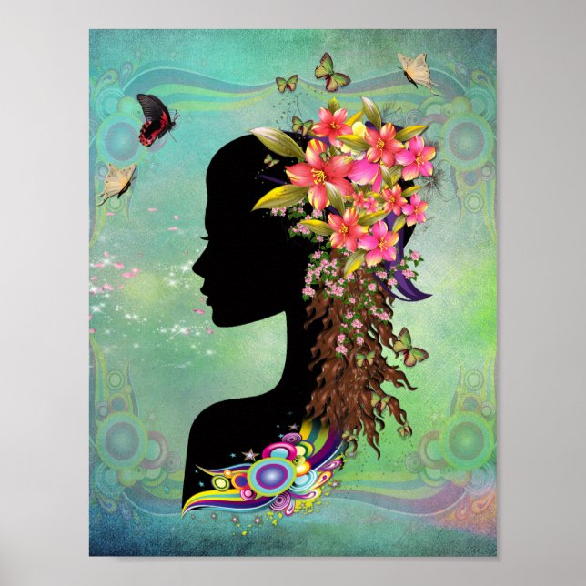 Ladies Fantasy Fashion Poster (Front)