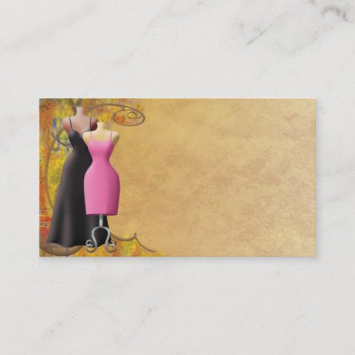 Customizable Ladies Fashion Clothing Business Card