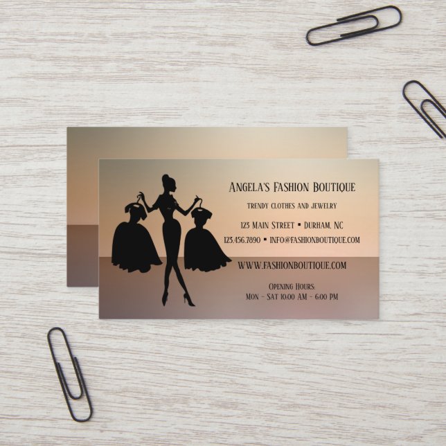 Ladies Fashion Retail Store Business Card | Zazzle Ladies Fashion Retail Store Business Card | Zazzle