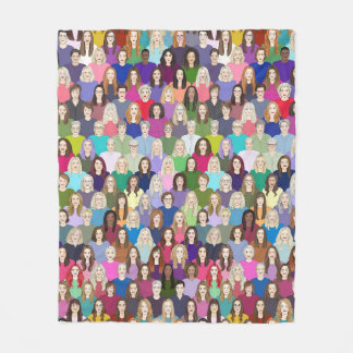 ladies & feminists 2025 edition fleece blanket