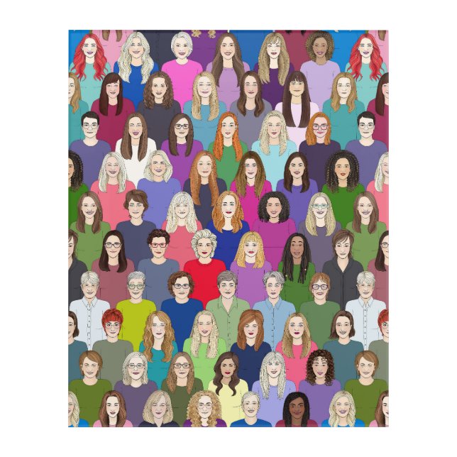 ladies & feminists art print (Front)