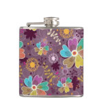 Ladies Floral Flask