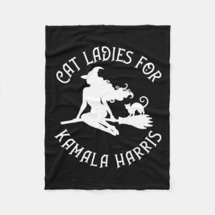 Ladies For Kamala Harris Wiccan Pagan Cheeky Witch Fleece Blanket