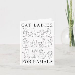 Ladies For Kamala Madam President For The People V Card
